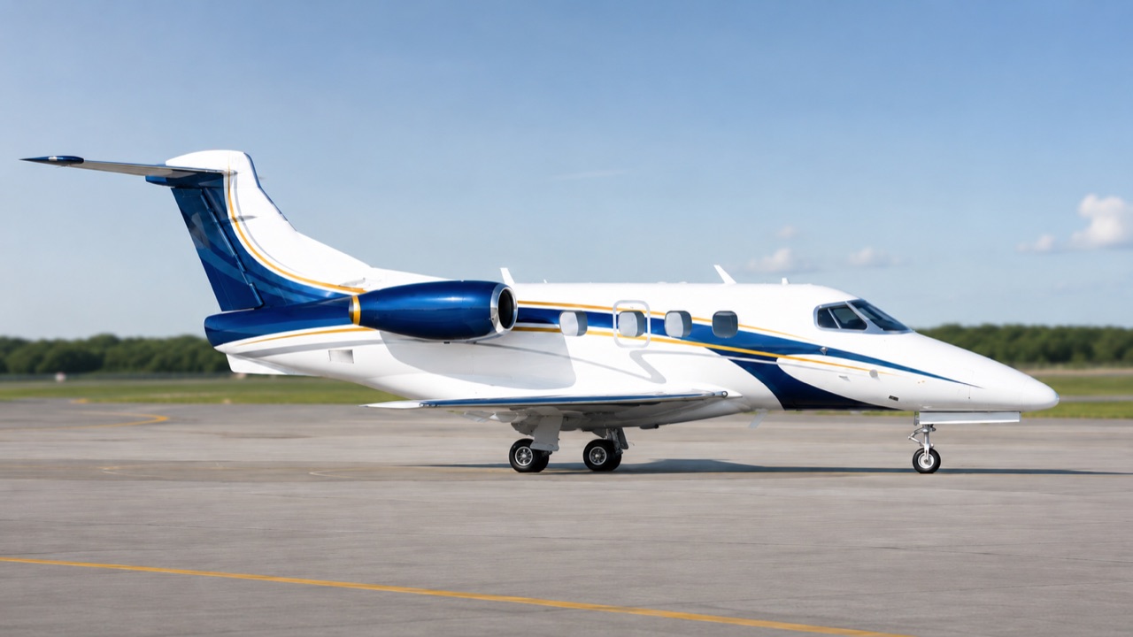 Embraer Phenom 100 on the ramp